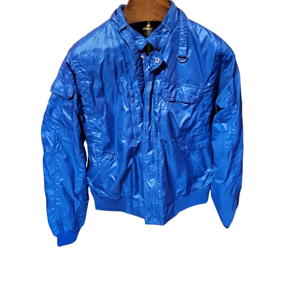 Vintage Upstream Norwalk Racing Lightweight Blue Jacket Size XL - Picture 2 of 6